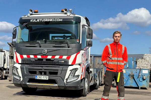 Uratarina: Tunnollinen ja tavoitteellinen tekijä – Otto Laakkonen on Kuljetusringin uusi tulokas